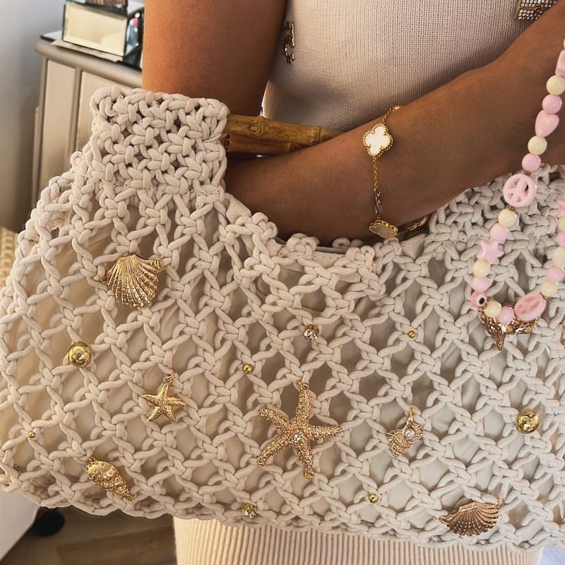 Taina Stainless Steel Diy Jewelry Accessories Versatile Niche Electroplated 18K Gold Pendant Pendant For Women - Image 2